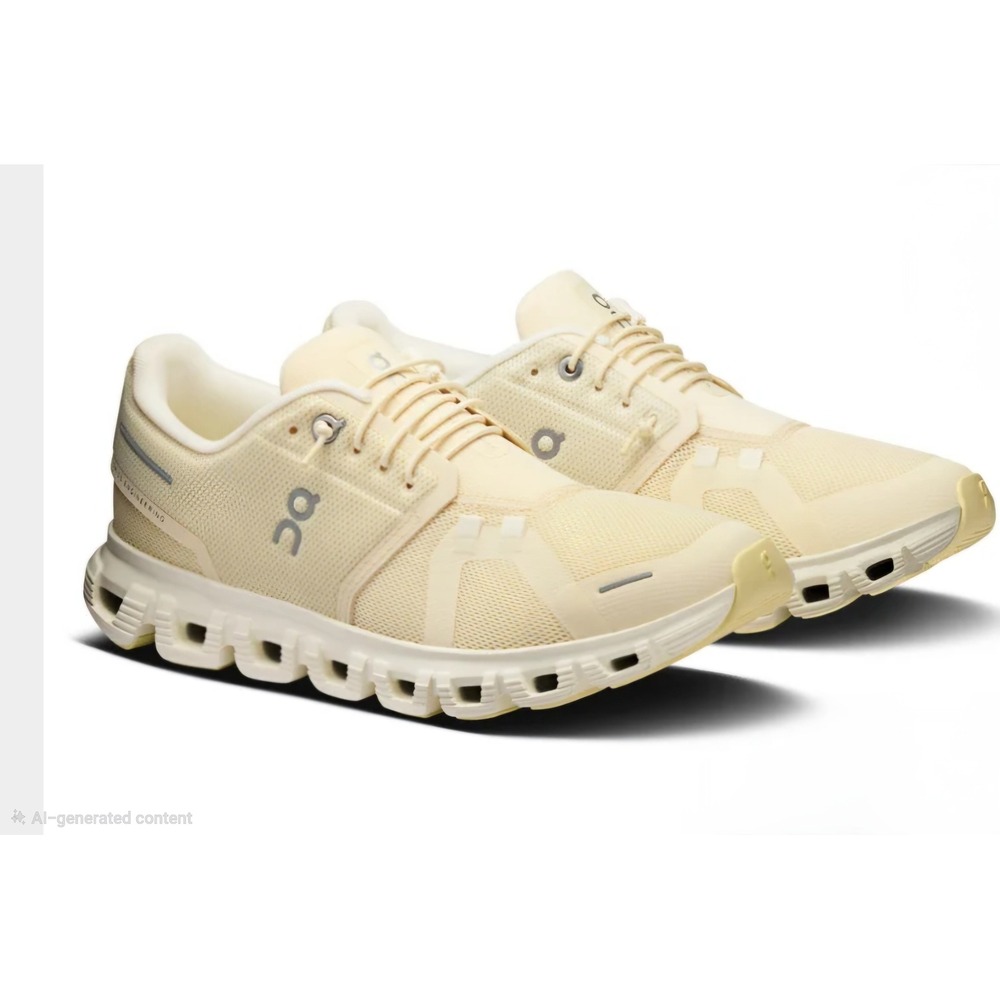 On Cloud Castor White Women Running Shoes worn 2x Size 9 US